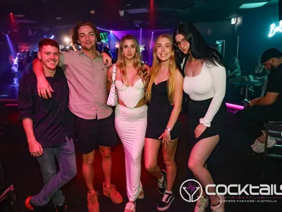 A professional photo of guests enjoying themselves at Cocktails Nightclub from our gallery.