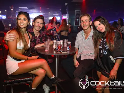 A professional photo of guests enjoying themselves at Cocktails Nightclub from our gallery.