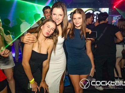 A professional photo of guests enjoying themselves at Cocktails Nightclub from our gallery.