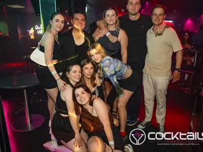 A professional photo of guests enjoying themselves at Cocktails Nightclub from our gallery.