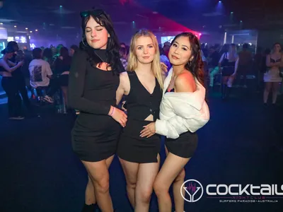 A professional photo of guests enjoying themselves at Cocktails Nightclub from our gallery.