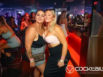 A professional photo of guests enjoying themselves at Cocktails Nightclub from our gallery.