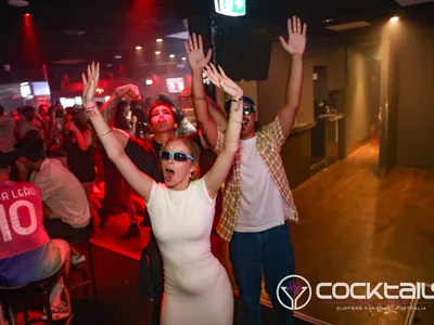 A professional photo of guests enjoying themselves at Cocktails Nightclub from our gallery.