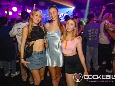 A professional photo of guests enjoying themselves at Cocktails Nightclub from our gallery.