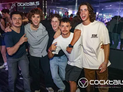 A professional photo of guests enjoying themselves at Cocktails Nightclub from our gallery.