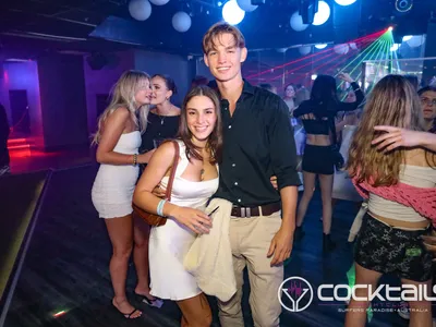 A professional photo of guests enjoying themselves at Cocktails Nightclub from our gallery.