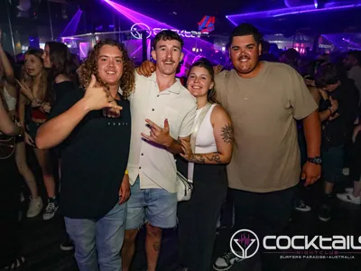 A professional photo of guests enjoying themselves at Cocktails Nightclub from our gallery.