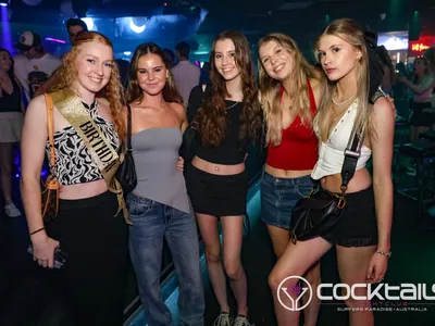 A professional photo of guests enjoying themselves at Cocktails Nightclub from our gallery.