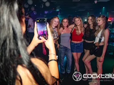 A professional photo of guests enjoying themselves at Cocktails Nightclub from our gallery.