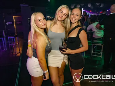 A professional photo of guests enjoying themselves at Cocktails Nightclub from our gallery.