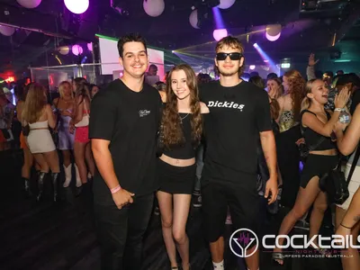 A professional photo of guests enjoying themselves at Cocktails Nightclub from our gallery.