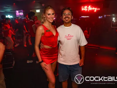 A professional photo of guests enjoying themselves at Cocktails Nightclub from our gallery.