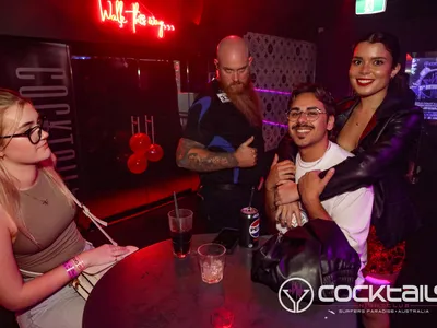 A professional photo of guests enjoying themselves at Cocktails Nightclub from our gallery.