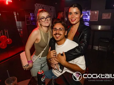 A professional photo of guests enjoying themselves at Cocktails Nightclub from our gallery.