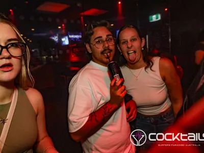 A professional photo of guests enjoying themselves at Cocktails Nightclub from our gallery.