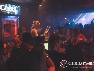 A professional photo of guests enjoying themselves at Cocktails Nightclub from our gallery.