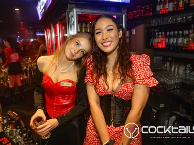 A professional photo of guests enjoying themselves at Cocktails Nightclub from our gallery.