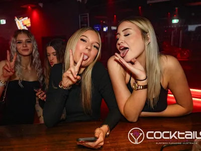 A professional photo of guests enjoying themselves at Cocktails Nightclub from our gallery.