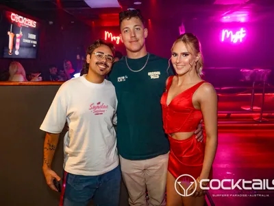 A professional photo of guests enjoying themselves at Cocktails Nightclub from our gallery.