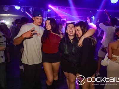 A professional photo of guests enjoying themselves at Cocktails Nightclub from our gallery.