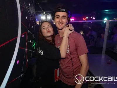 A professional photo of guests enjoying themselves at Cocktails Nightclub from our gallery.