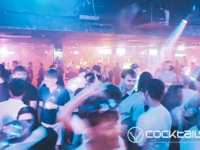 A professional photo of guests enjoying themselves at Cocktails Nightclub from our gallery.