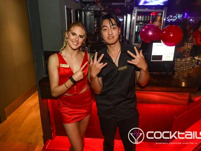 A professional photo of guests enjoying themselves at Cocktails Nightclub from our gallery.