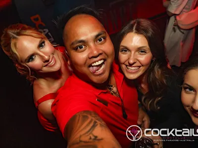 A professional photo of guests enjoying themselves at Cocktails Nightclub from our gallery.