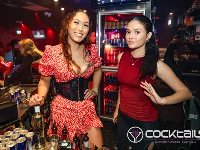 A professional photo of guests enjoying themselves at Cocktails Nightclub from our gallery.