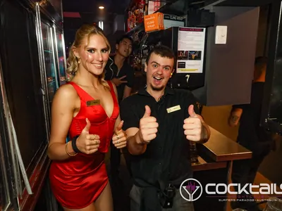 A professional photo of guests enjoying themselves at Cocktails Nightclub from our gallery.