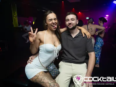 A professional photo of guests enjoying themselves at Cocktails Nightclub from our gallery.