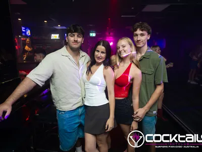 A professional photo of guests enjoying themselves at Cocktails Nightclub from our gallery.