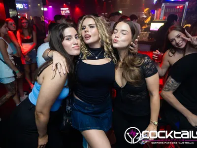A professional photo of guests enjoying themselves at Cocktails Nightclub from our gallery.