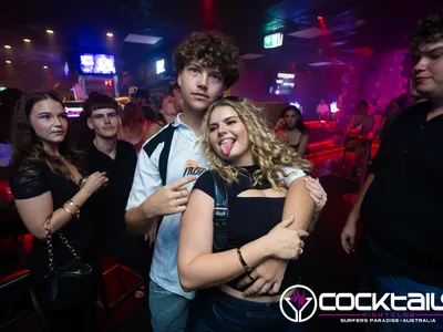 A professional photo of guests enjoying themselves at Cocktails Nightclub from our gallery.