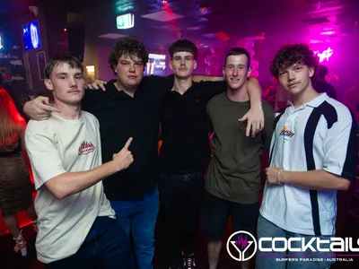 A professional photo of guests enjoying themselves at Cocktails Nightclub from our gallery.