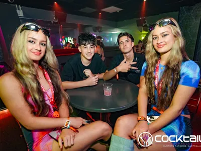 A professional photo of guests enjoying themselves at Cocktails Nightclub from our gallery.