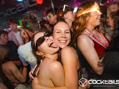 A professional photo of guests enjoying themselves at Cocktails Nightclub from our gallery.