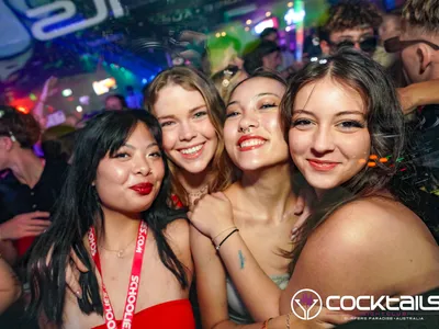 A professional photo of guests enjoying themselves at Cocktails Nightclub from our gallery.