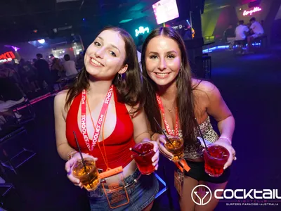 A professional photo of guests enjoying themselves at Cocktails Nightclub from our gallery.