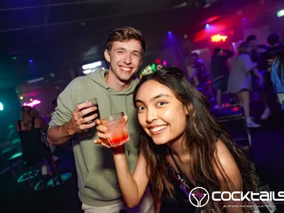 A professional photo of guests enjoying themselves at Cocktails Nightclub from our gallery.