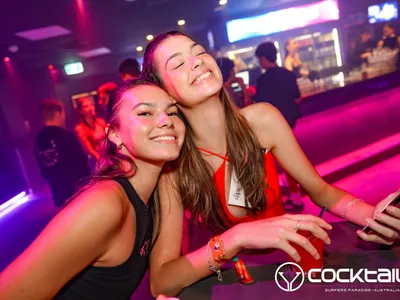 A professional photo of guests enjoying themselves at Cocktails Nightclub from our gallery.