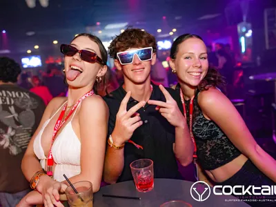 A professional photo of guests enjoying themselves at Cocktails Nightclub from our gallery.