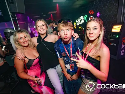 A professional photo of guests enjoying themselves at Cocktails Nightclub from our gallery.