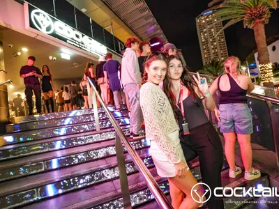 A professional photo of guests enjoying themselves at Cocktails Nightclub from our gallery.