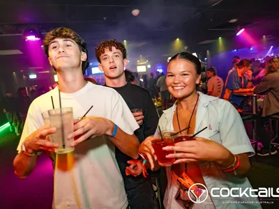 A professional photo of guests enjoying themselves at Cocktails Nightclub from our gallery.