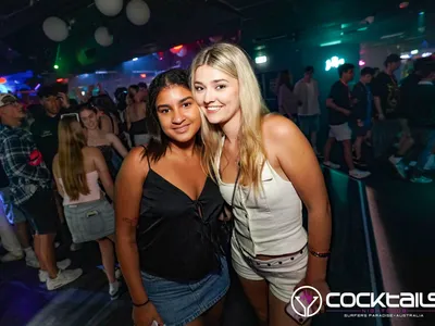 A professional photo of guests enjoying themselves at Cocktails Nightclub from our gallery.