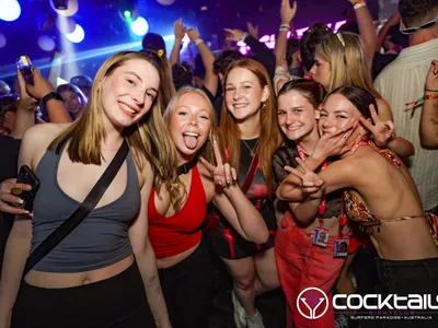 A professional photo of guests enjoying themselves at Cocktails Nightclub from our gallery.