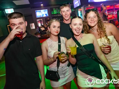 A professional photo of guests enjoying themselves at Cocktails Nightclub from our gallery.