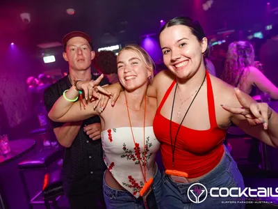 A professional photo of guests enjoying themselves at Cocktails Nightclub from our gallery.