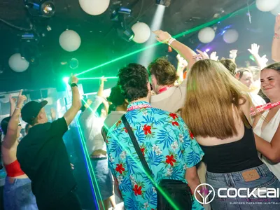 A professional photo of guests enjoying themselves at Cocktails Nightclub from our gallery.